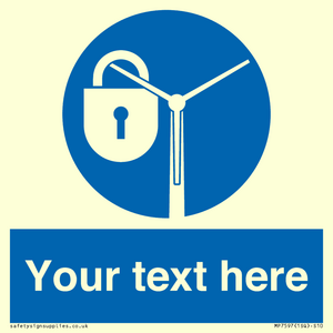 Custom mandatory lock rotor blades